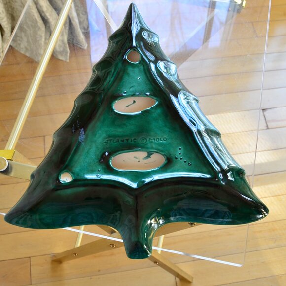 Vintage Atlantic Mold Christmas Tree Candy/Nut Dish - Picture 11 of 13